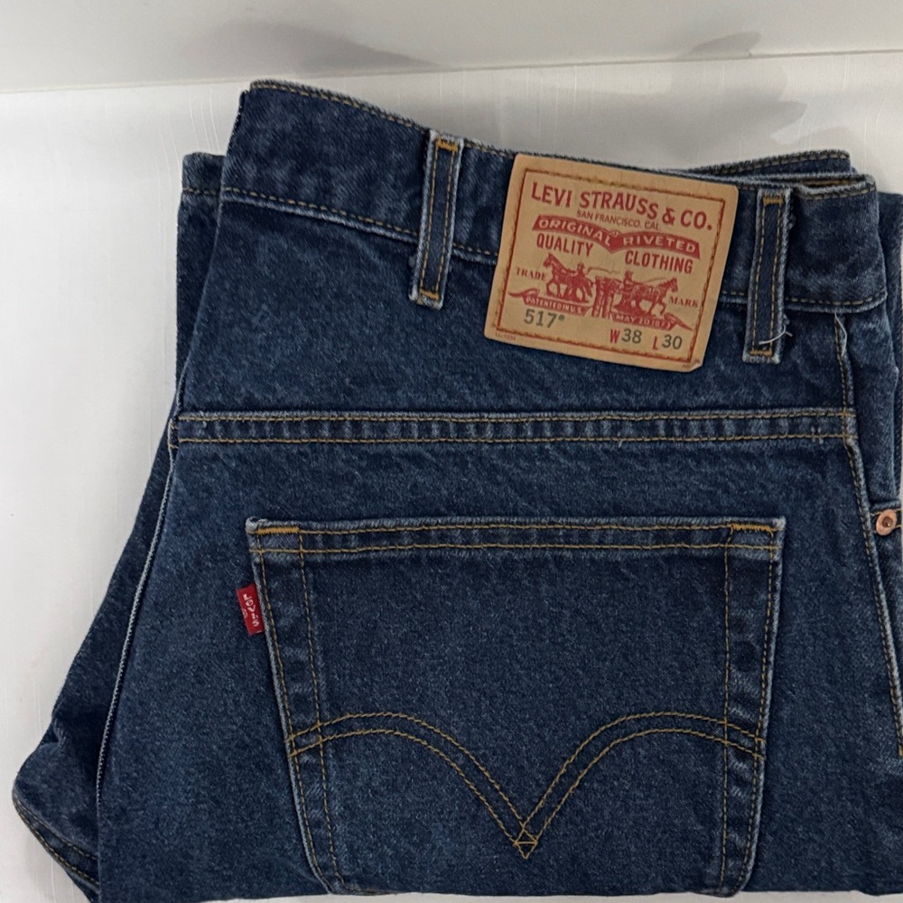 517 Levi's Men's Dark Blue Bootcut Jeans